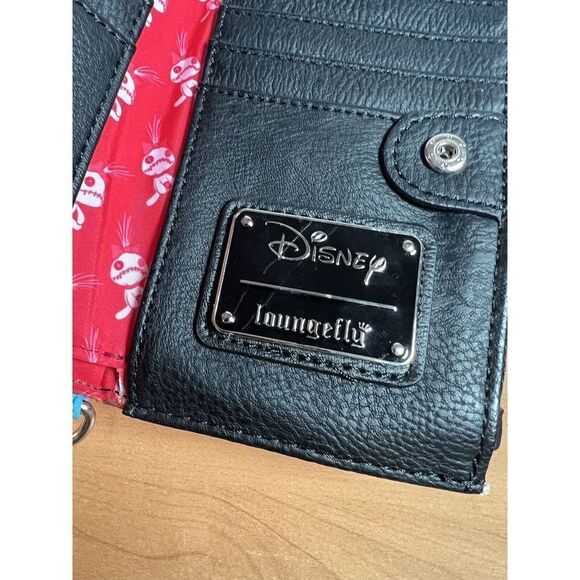 Loungefly Disney LILO & STITCH & Scrump Crossbody Bifold Wallet Missing Strap - Picture 5 of 8